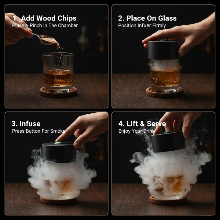 OakMist™ Electric Cocktail Smoke Infuser