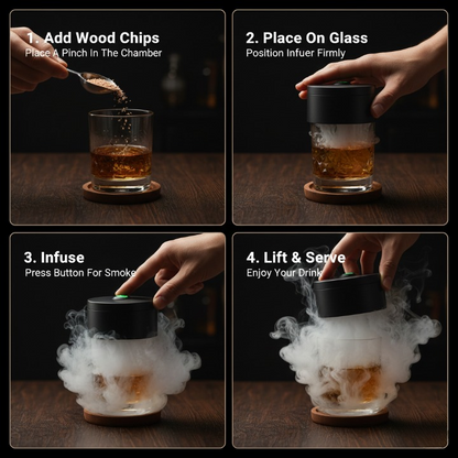 OakMist™ Electric Cocktail Smoke Infuser